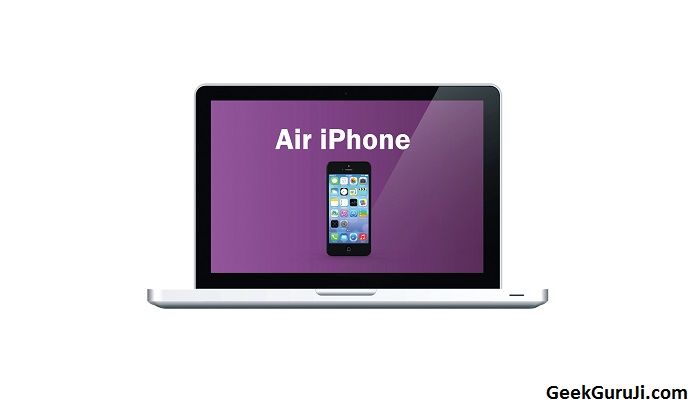 Air iPhone ios emulator windows pc