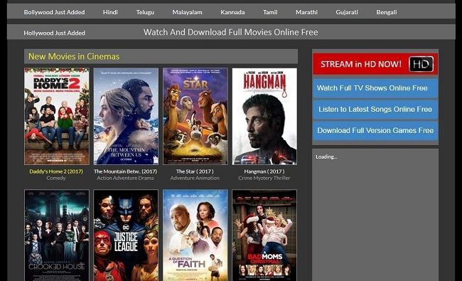 Free Movies Download websites