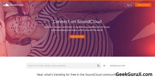 Listen to free music online without downloading or signing up