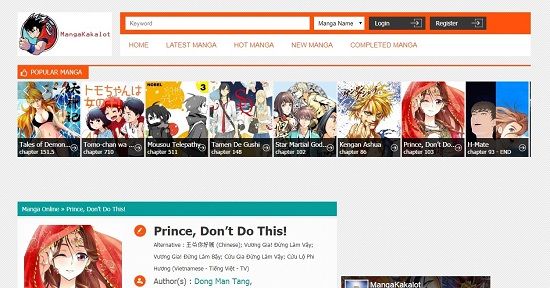 Manga art Japanese comics websites