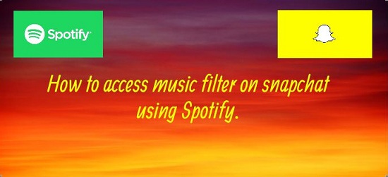 how to access music filter on snapchat