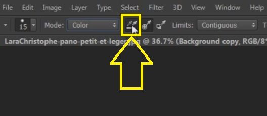 photoshop change background color to white