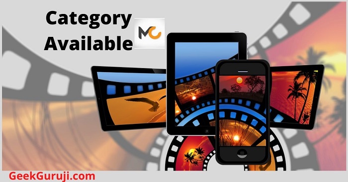 Different Category Available on MoviesCouch Website