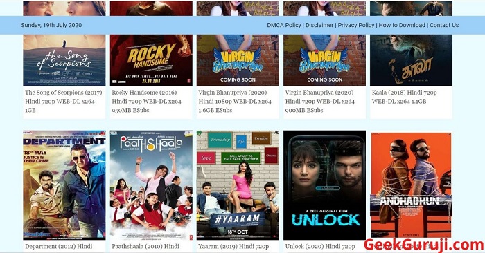 SSR Movies (HD 300MB Movies Download Bollywood Hollywood)