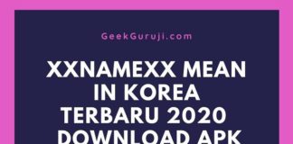 XXNAMEXX Mean in Korea Terbaru 2020 APK Indonesia Install