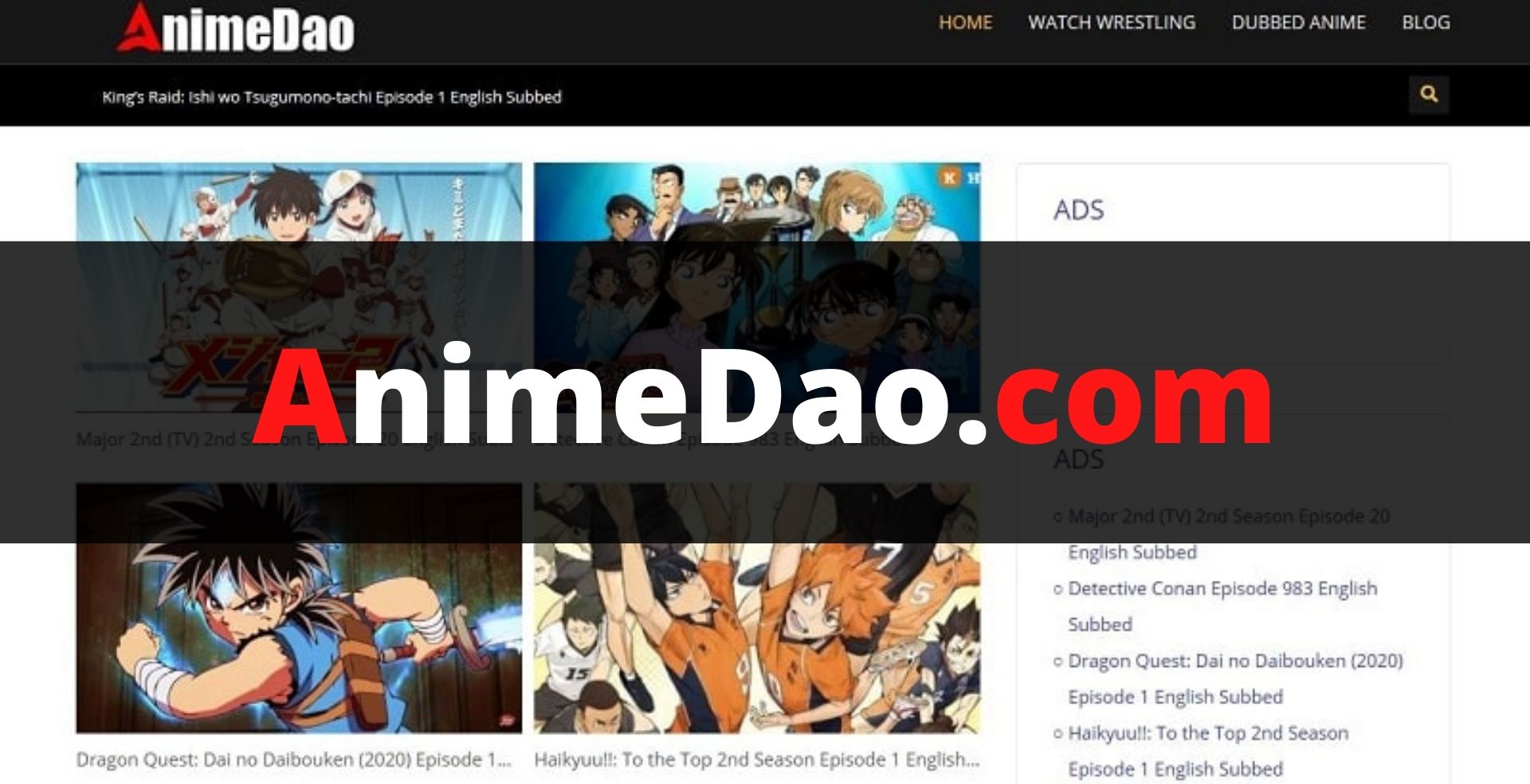 Animedao.com (2022) Anime Streaming Site | Watch Cartoon Shows