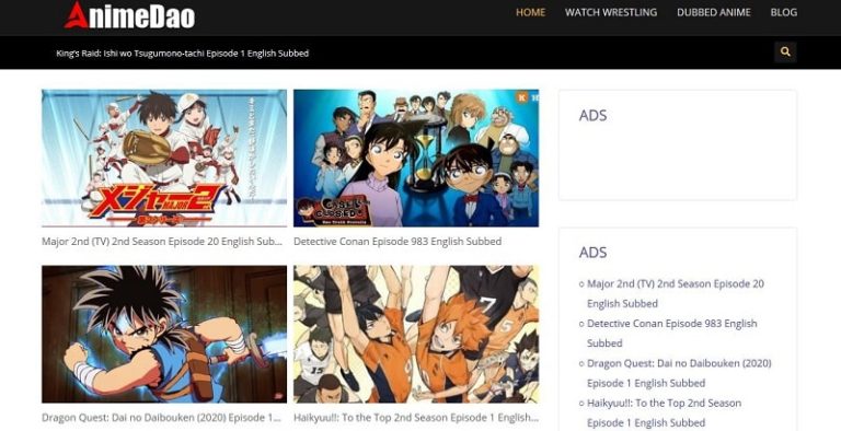 Animedao.com (2021) Anime Streaming Site | Watch Cartoon Shows