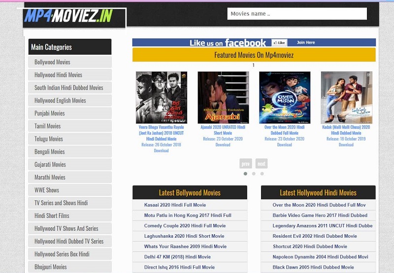 Mp4moviez2 Hindi Bollywood Hollywood Movies Download Website work