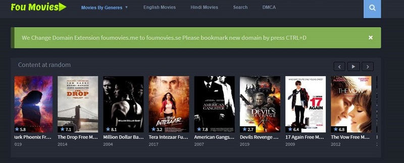 Foumovies.com (2020) HD Movie Download Website popular