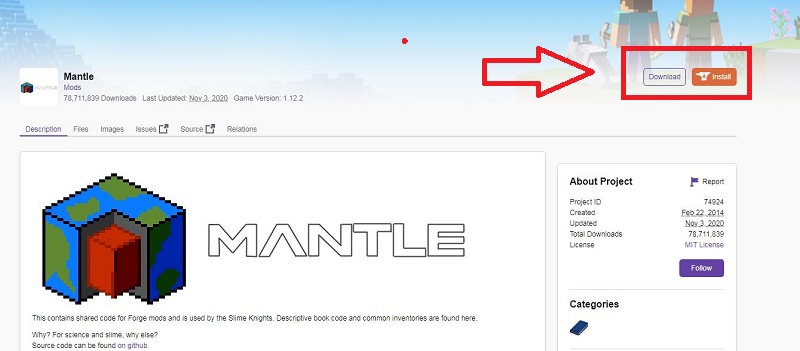 How To Download & Install Mantle in Minecraft download Mantle
