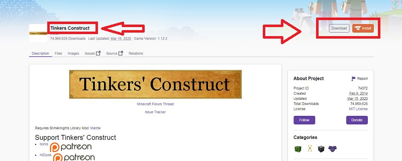 How To Download & Install Tinker’s Construct in Minecraft download T construct
