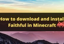 How to download and install Faithful in Minecraft