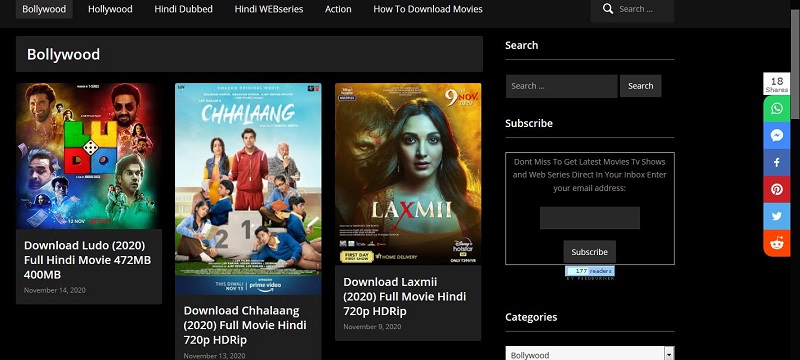 Moviesbaba.com HD Movie Download Website popular