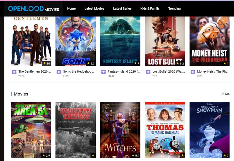 Openload Watch Free Movies & TV Shows Online categories of movies